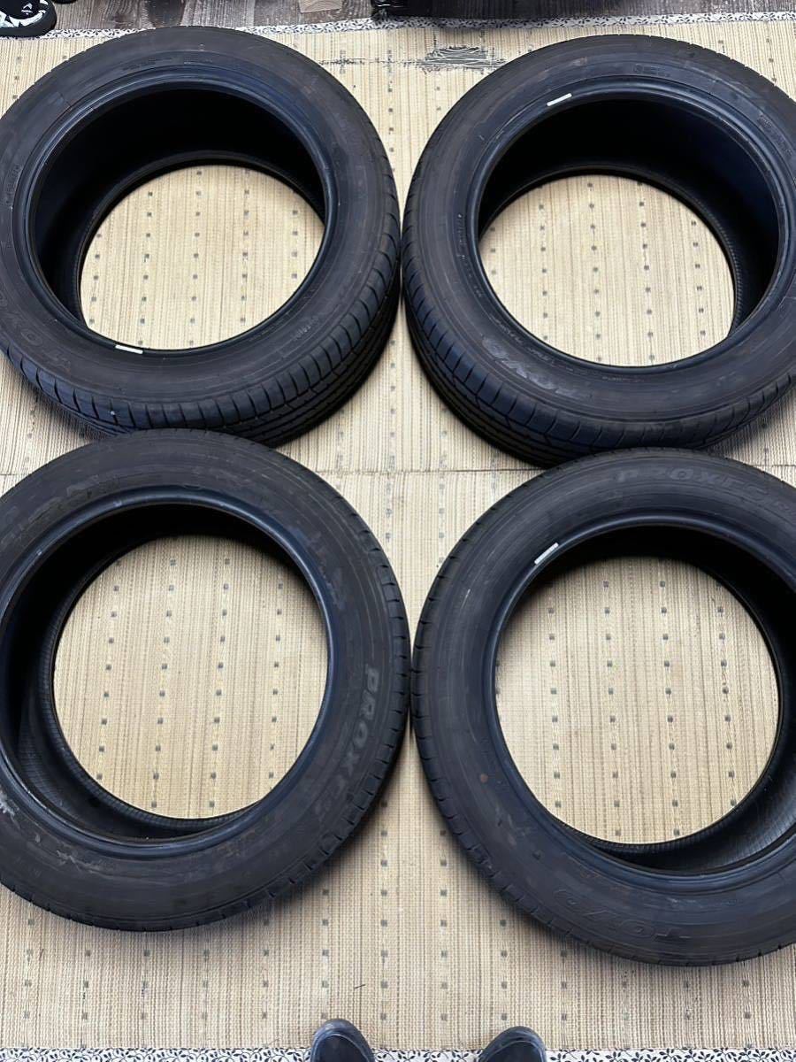 ◇新車外しハリアー純正225/55R19 2022年製セット 美品4本 癒し