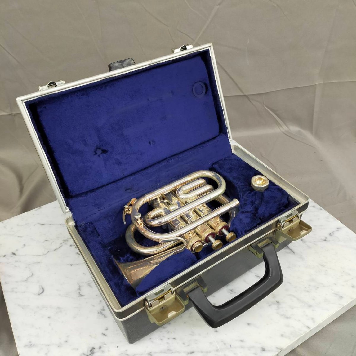 T4476＊【中古】KAWAI カワイ KTR-07S #100996 ポケットトランペット
