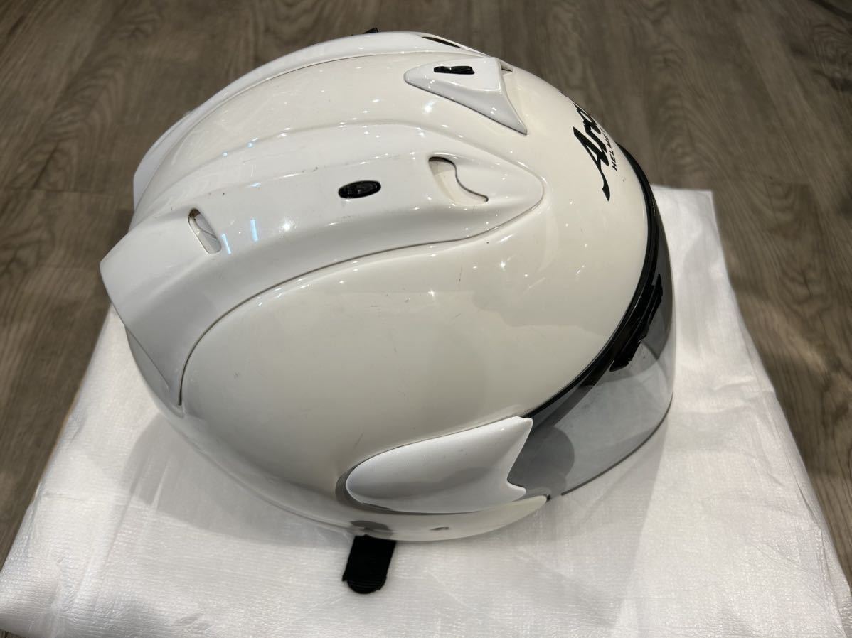 寿*司様 Arai アライ SZ-Ram3 ホワイト ジェットヘルメット　57- Arai アライ SZ-RAM3 ホワイト ジェットヘルメット Mサイズ アライ