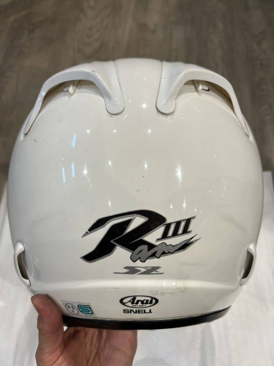 Arai アライ SZ-RAM3 ホワイト ジェットヘルメット Mサイズ アライ