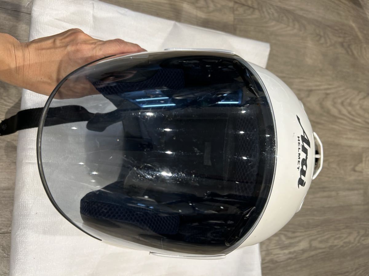 Arai アライ SZ-RAM3 ホワイト ジェットヘルメット Mサイズ アライ