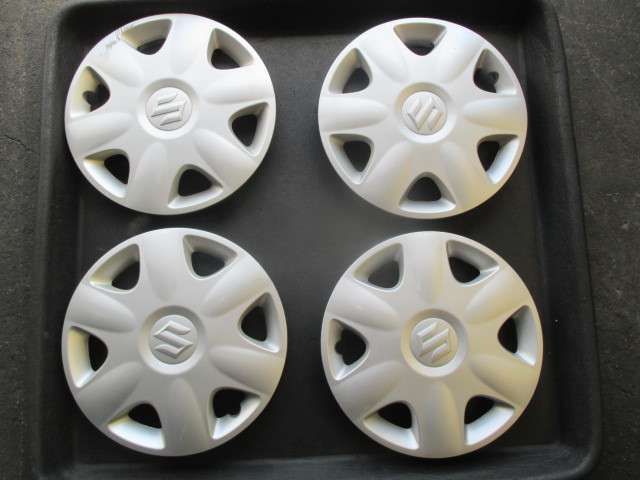 ☆スズキ 純正 ホイールキャップ ホイールカバー シルバー 14インチ 4枚☆