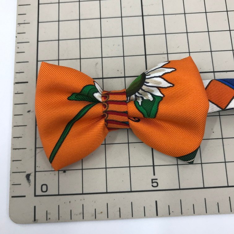 HERMES エルメス ヌー・パピヨン 蝶ネクタイ シルク 箱付【BKAV9037