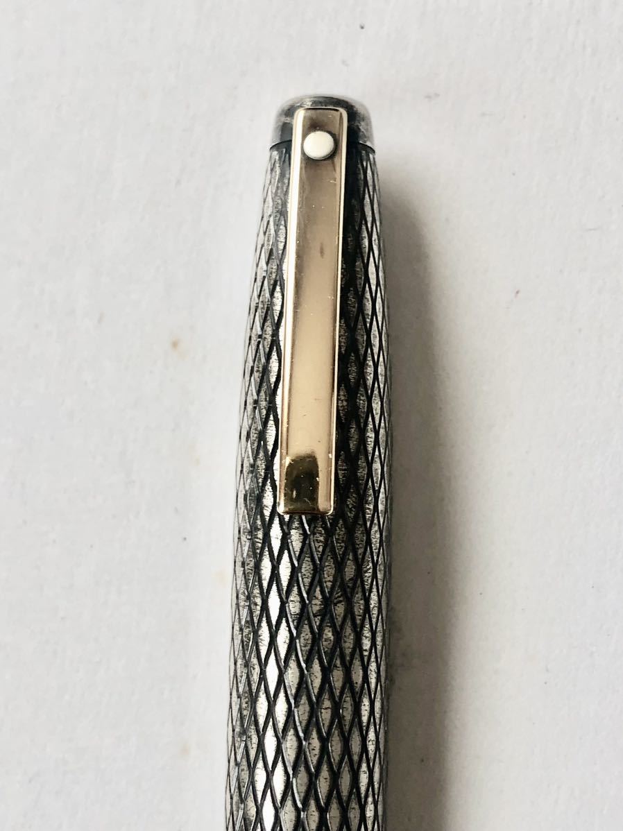 SHEAFFER シェーファー 万年筆 STERLING SILVER ペン先 14K