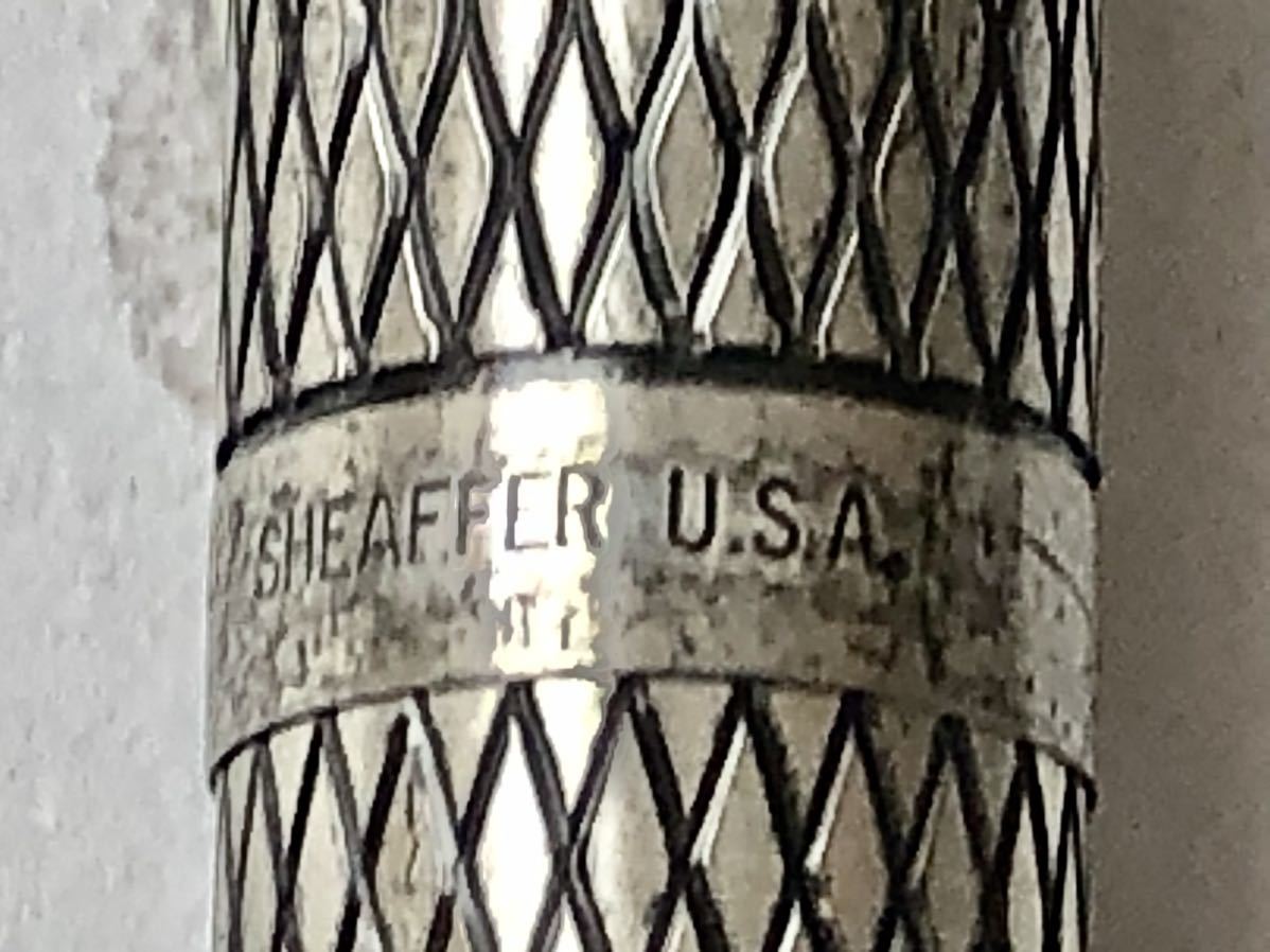 SHEAFFER シェーファー 万年筆 STERLING SILVER ペン先 14K