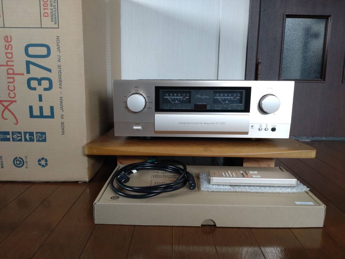 1*0様 Accuphase E-370 プリメインアンプ アキュフェーズ　元箱 美品 Accuphase アキュフェーズ プリメインアンプ E-370 元箱／梱包材