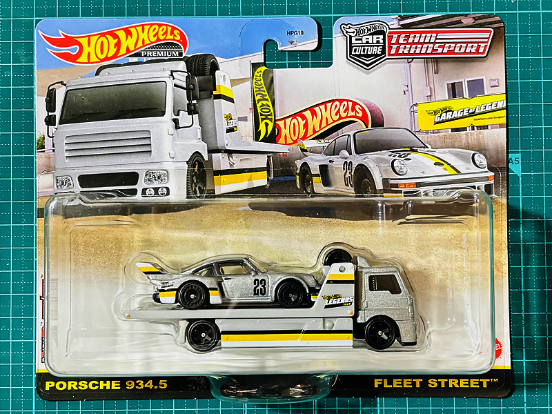 ホットウィール PORSCHE 934.5｜FLEET STREET ポルシェ フリートストリート チームトランスポート ヤマダ電機 レジェンドツアー