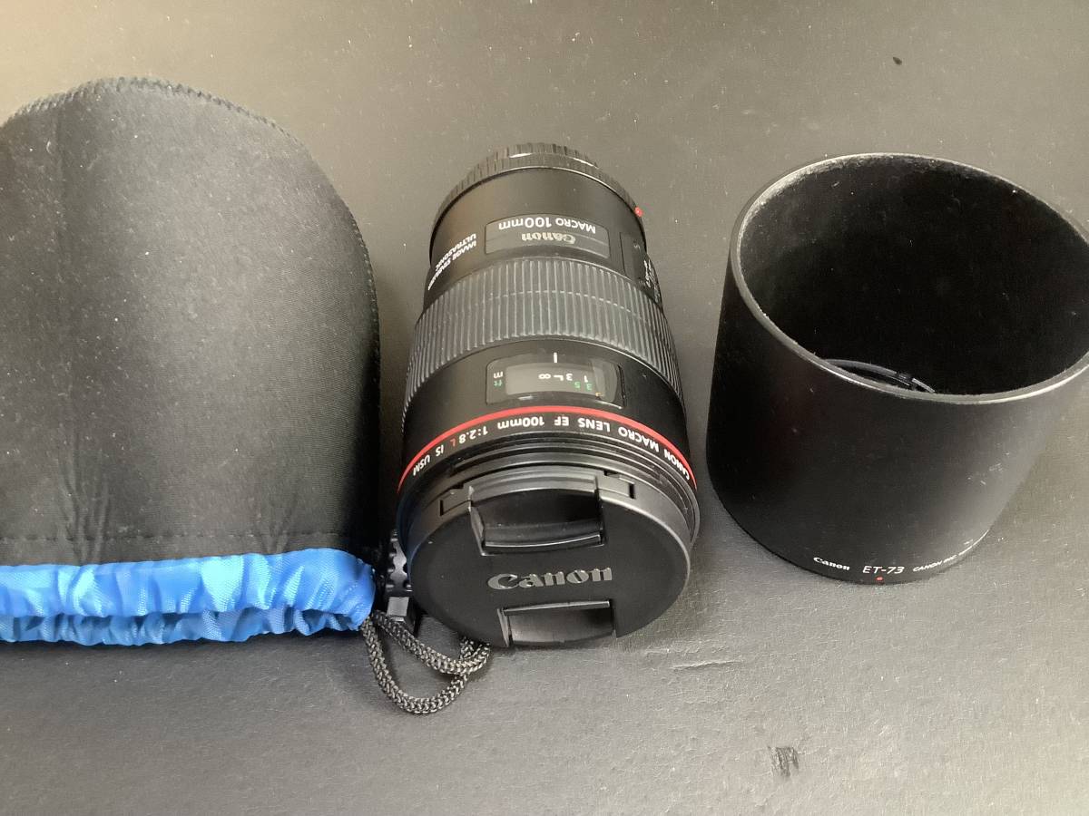 Canon キャノン マクロレンズef100mm f2.8L マクロis usm(三脚)｜売買  