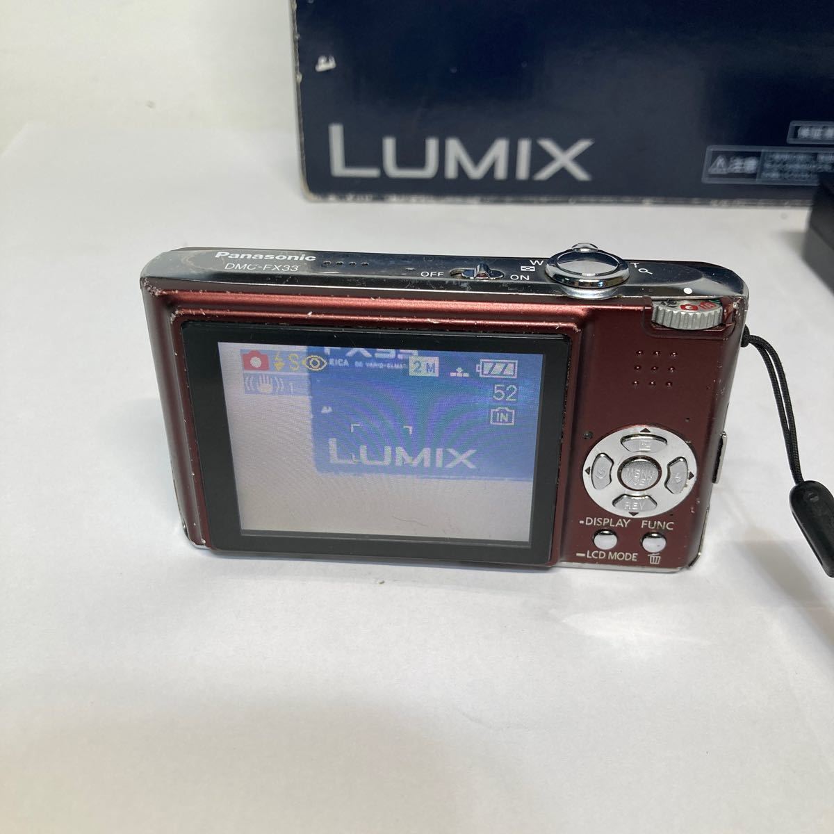 パナソニック Panasonic LUMIX DMC-FX33 バッテリー付属 同梱無料