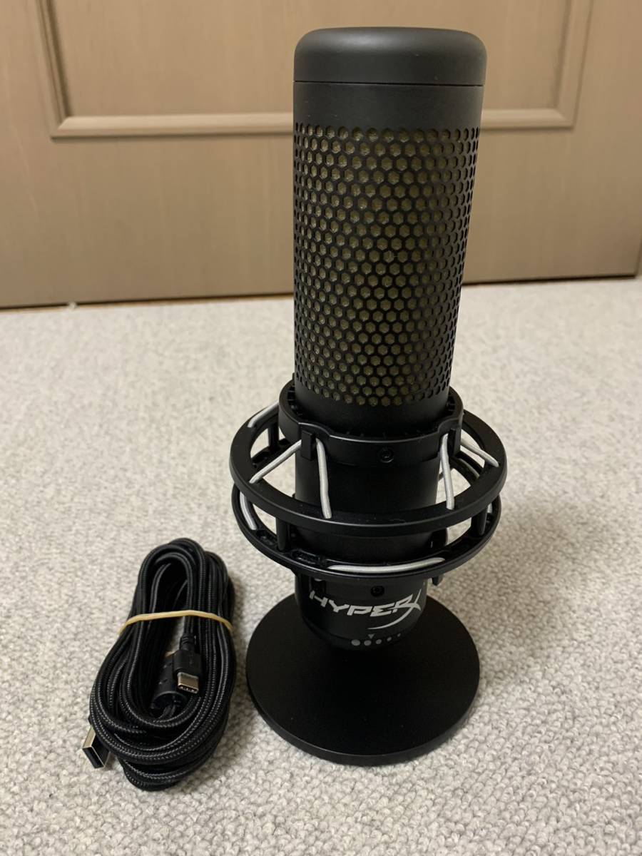 HyperX QuadCast S スタンドアロンマイク RGBライティング