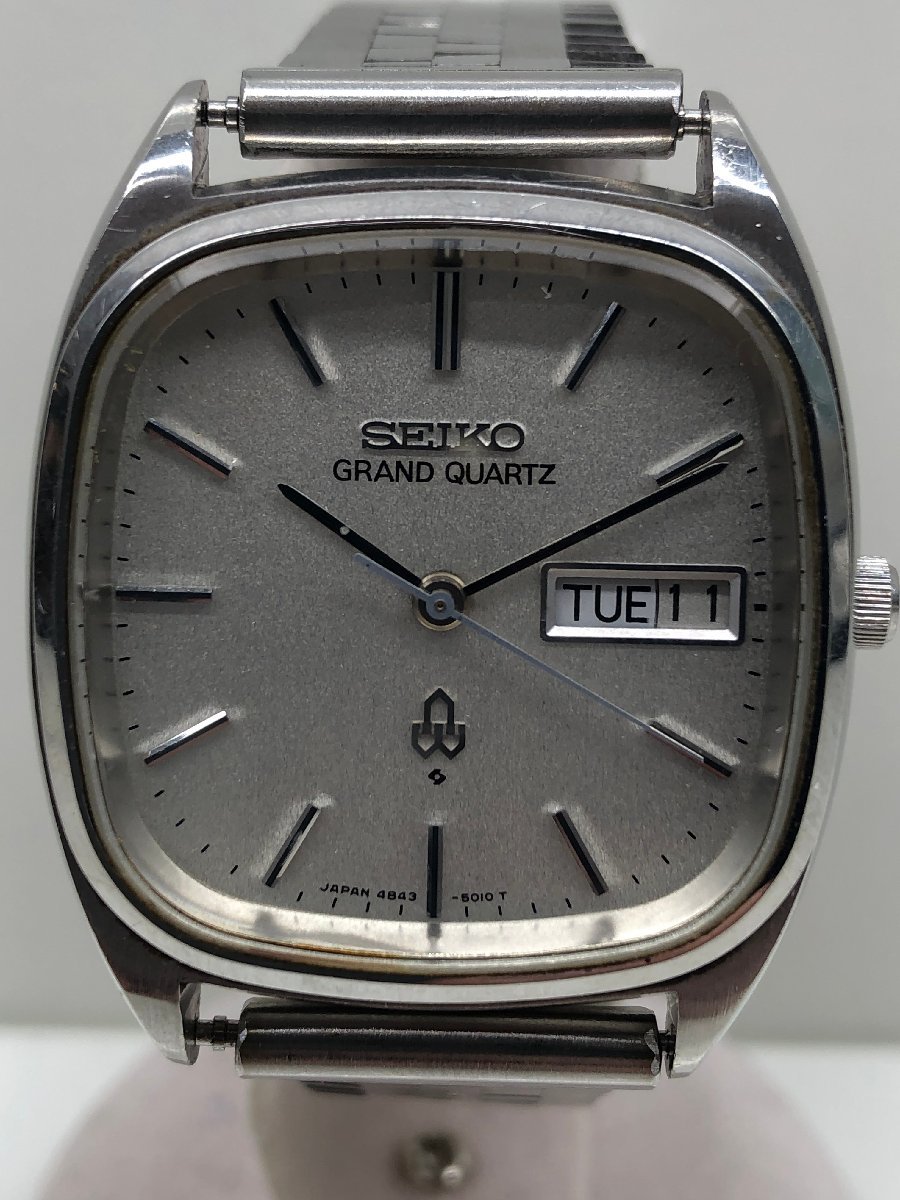 ジャンク SEIKO セイコー 4843-5100 グランドクォーツ デイデイト