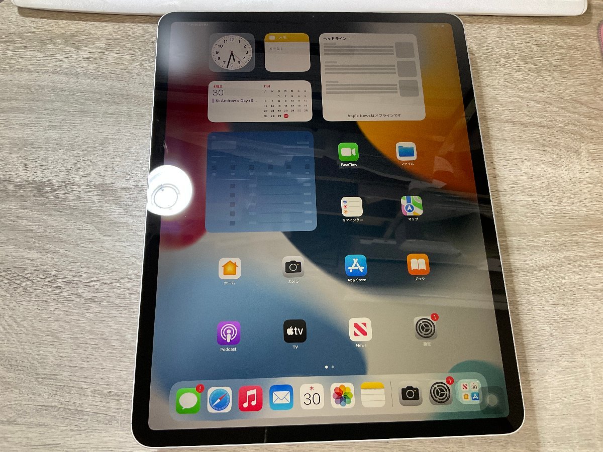 6875】iPad Pro 12.9インチ （第3世代 ）1TB Silver Wi-Fi＋セルラ