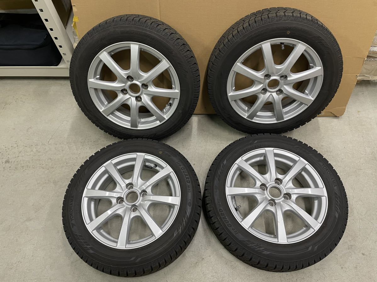 スマート フォーフォー・フォーツー フォーツーターボ等 社外品 15in5J+32 4穴 PCD100 ヨコハマ iG60 165/65R15 2018年製