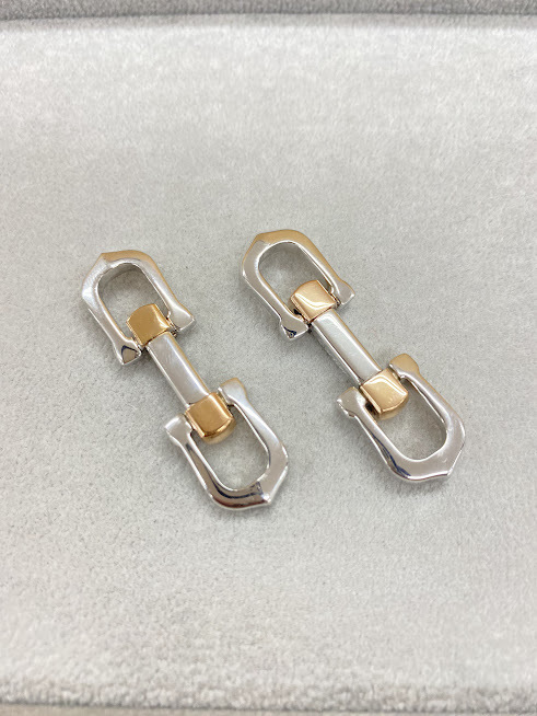 Cartier カルティエ 925刻印 シルバー カフスボタン カフリンクス