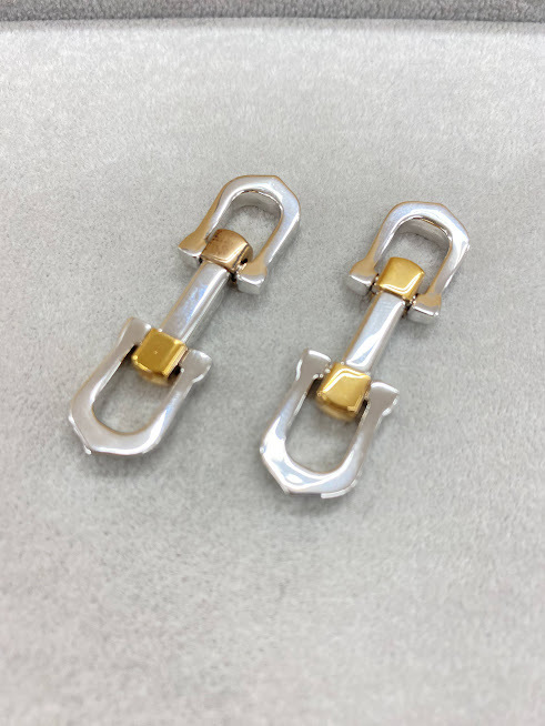 Cartier カルティエ 925刻印 シルバー カフスボタン カフリンクス