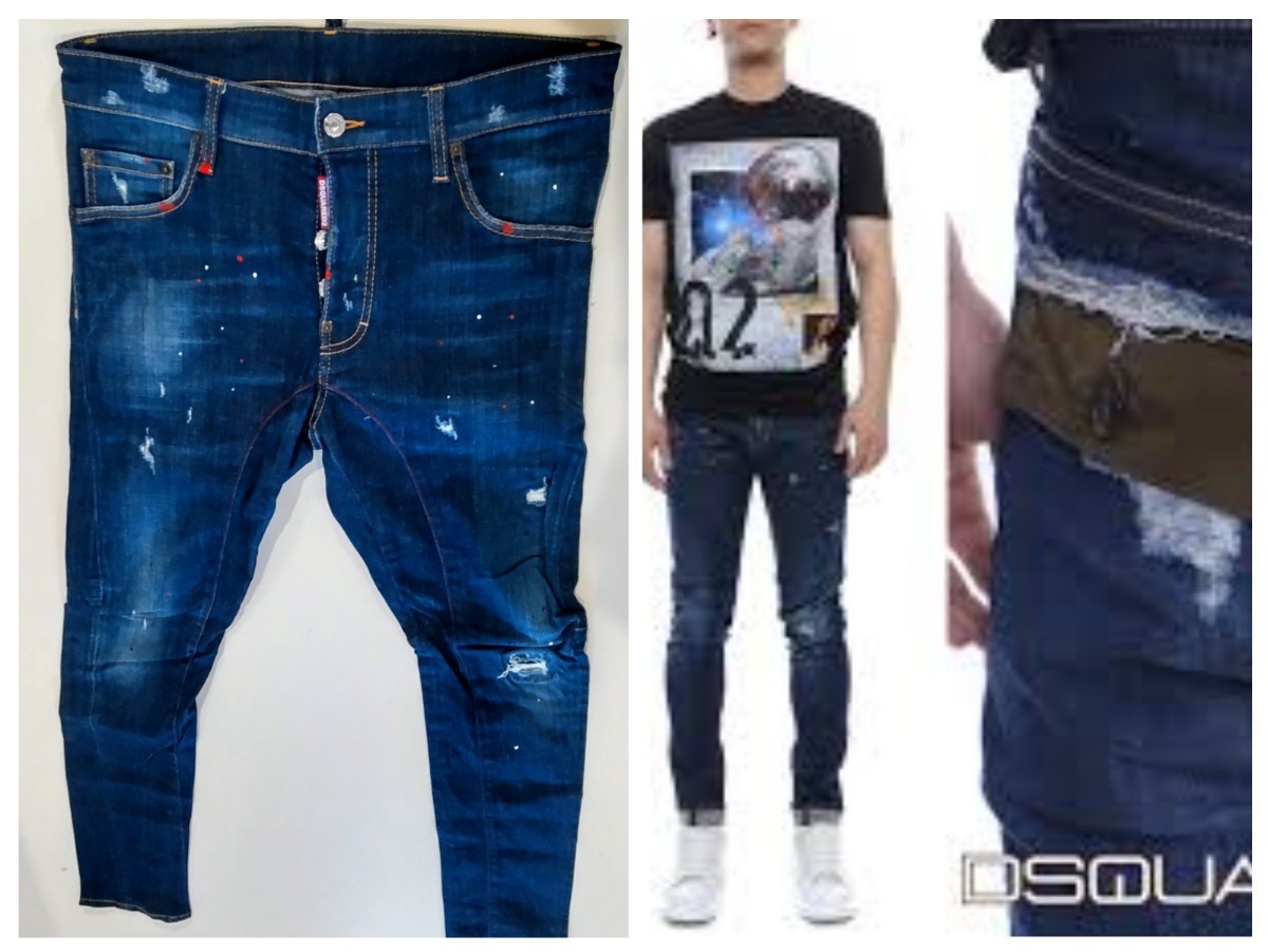DSQUARED2 ディースクエアード 】 TIDY BIKER JEAN 48 S74LB0203 