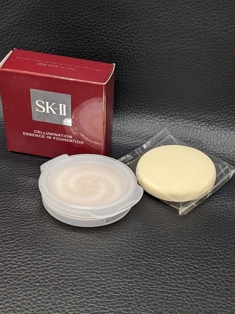 未使用【SK-2 セルミネーション エッセンス イン ファンデーション クリアベージュ SPF23 PA＋＋ 10.5g】エスケーツー ブランド デパコス