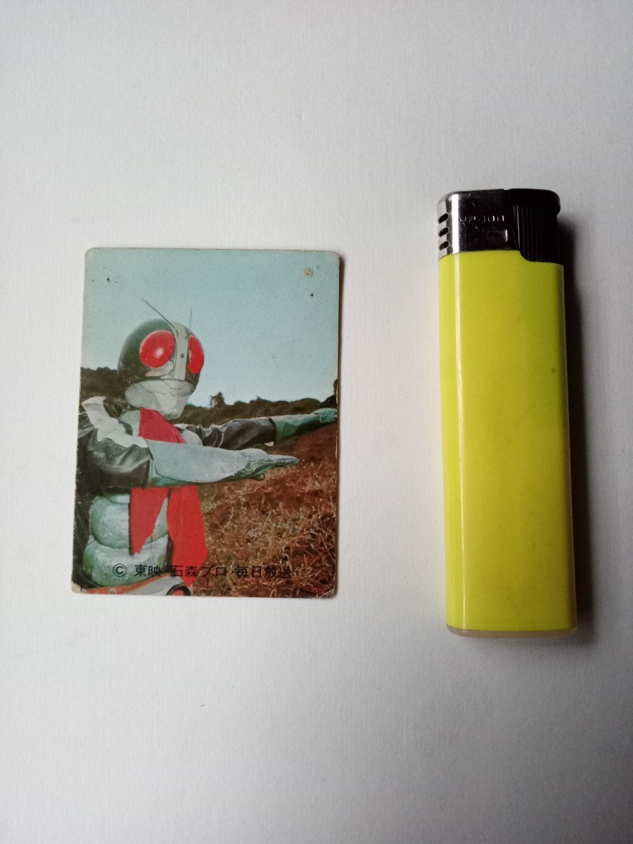 仮面ライダー２ 仮面ライダーカード134　ラッキーカード仮面ライダースナックカード カルビートレーディングカード毎日放送NET他25局ネット_3