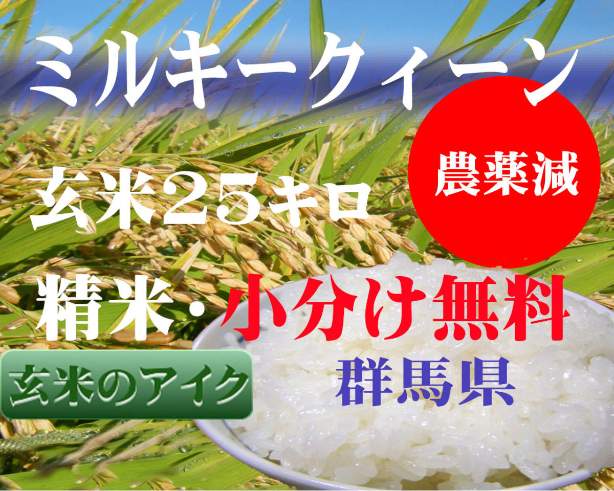 ミルキークイーン玄米25Kg 食品 令和6年産 ミルキークイーン玄米