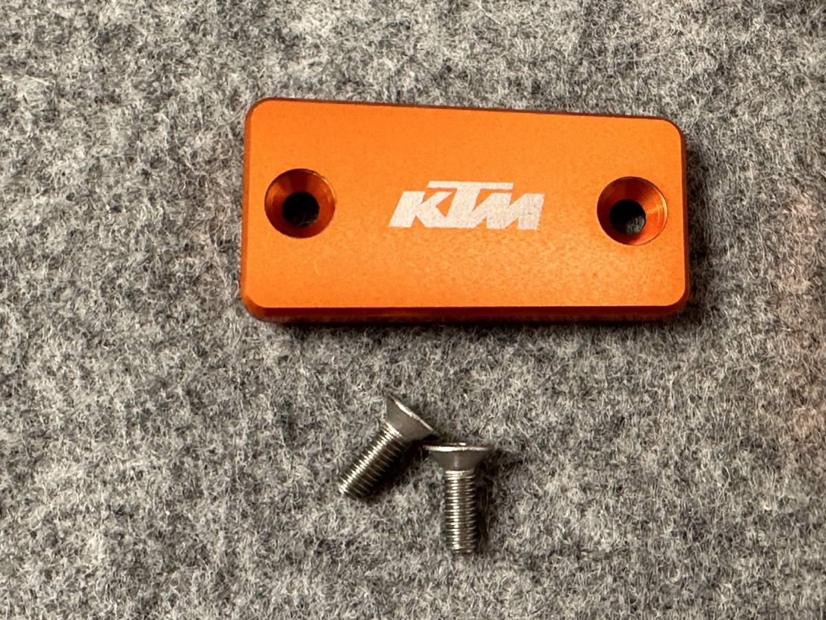 ◆A41 売切り! 美品 KTM 1050 1190 1290 アドベンチャー KTMパワーパーツ アルミ ブレーキフルード クラッチフルード キャップ 3点セット KTM 0 1 Budget Oriented adventureの中古品・新品