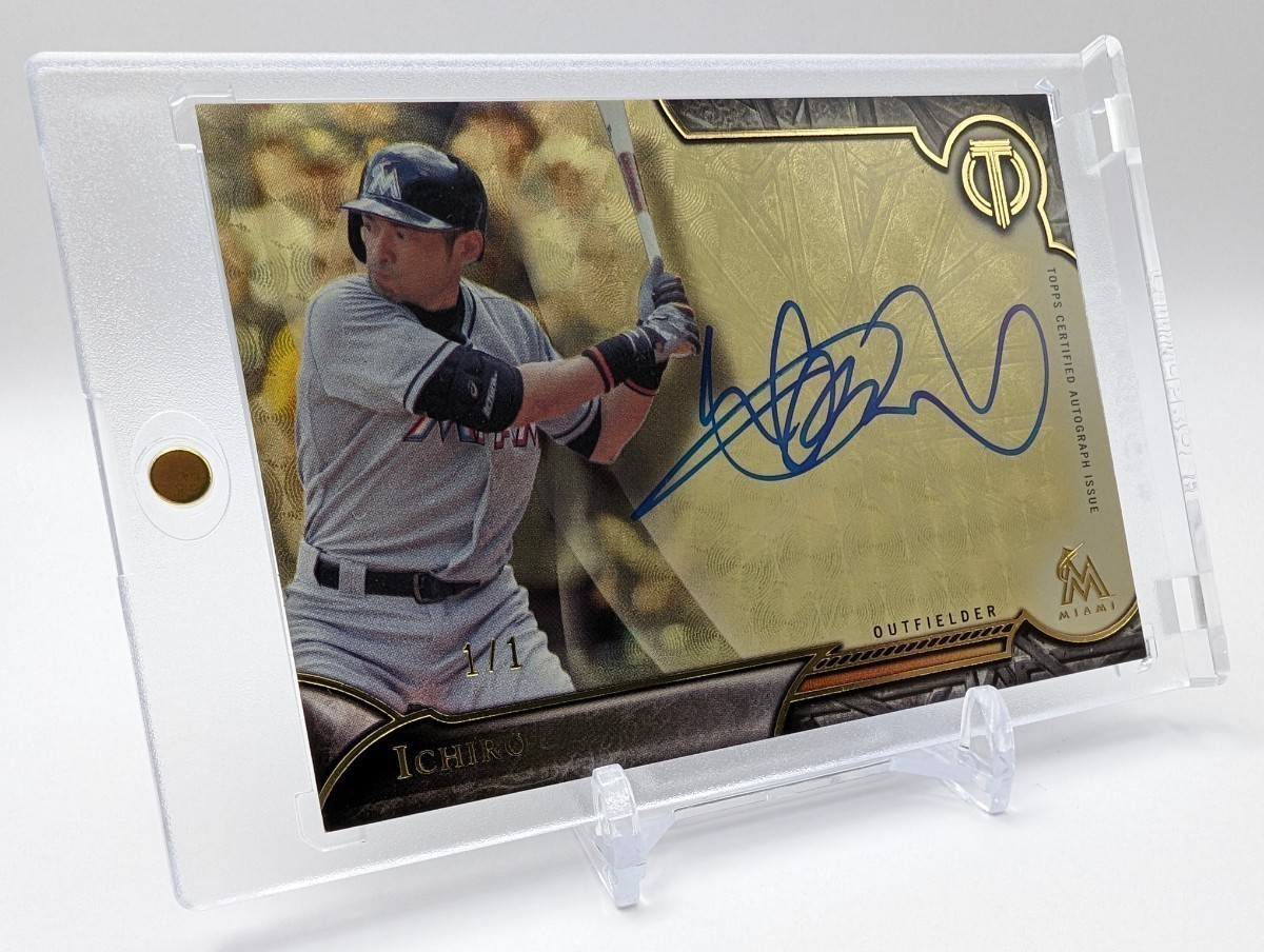 1枚限定:1/1】イチロー/2016/Topps/Tribute/Super-fractor/直書き