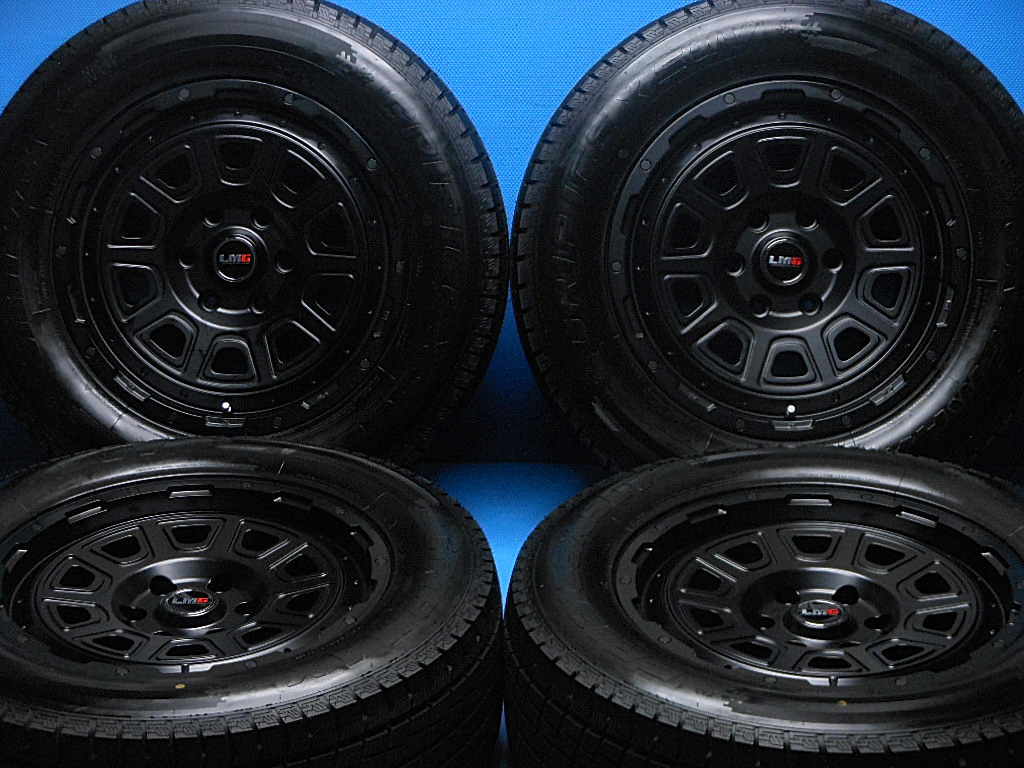 ★2022年製 美品バリ山！LMG 18×8J 6H 139.7 ET25 GRIP ICE X SUV 265/60R18 ハイラックス、プラドなど