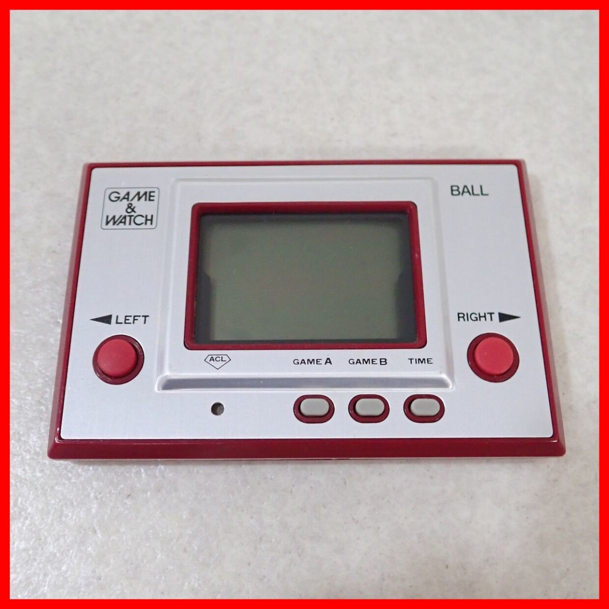 修理品 GAME&WATCH ゲーム＆ウオッチ ボール BALL AC-01 Nintendo