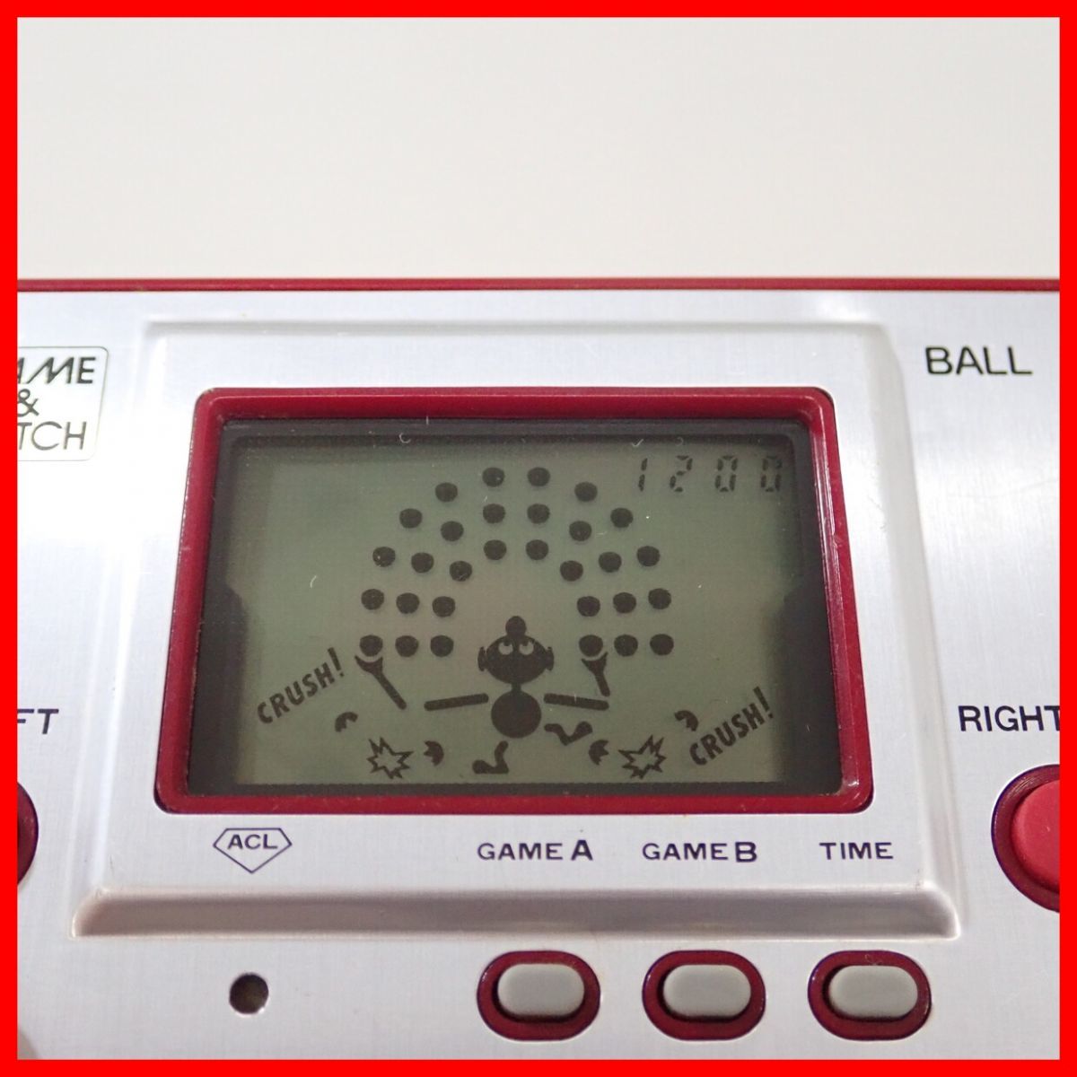 修理品 GAME&WATCH ゲーム＆ウオッチ ボール BALL AC-01 Nintendo