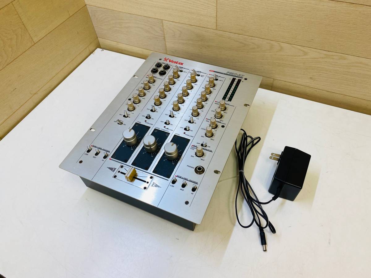 動作確認済み】Vestax/べスタックス PMC-27 3CH DJミキサー ハウス 