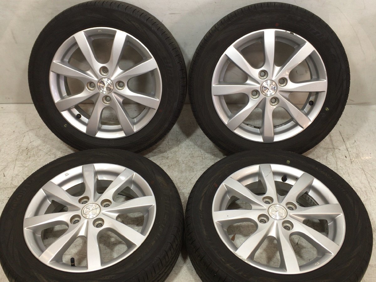 豊富な，お得 6 7分山 ヨコハマ ブルーアース RV-02CK 155/65R14 75H 2021年 AZワゴン純正アルミ 14x4.5J +45 4H 100 ハブ径54ｍｍ 4本 ノーマルタイヤ(ラジアルタイヤ)｜売買されたオークション情報、yahooの商品情報をア 4穴