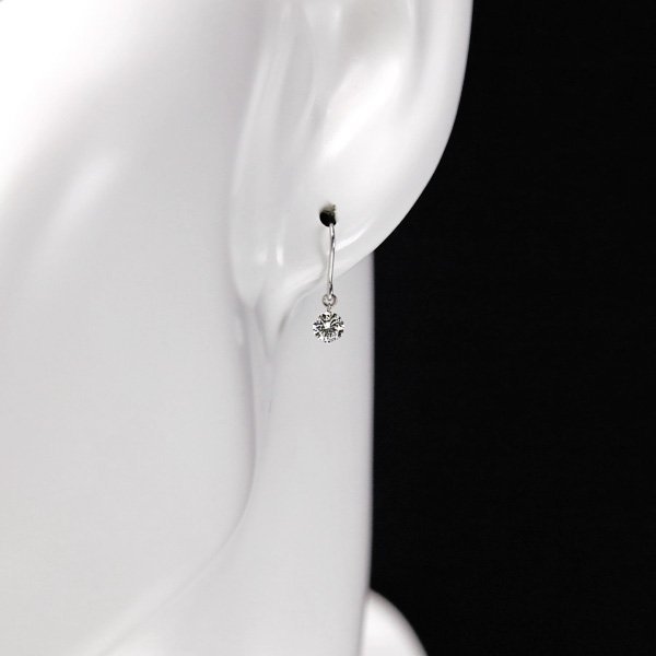 新品・未使用】1円～最落無 天然ダイヤモンド 計0.42ct，プラチナ