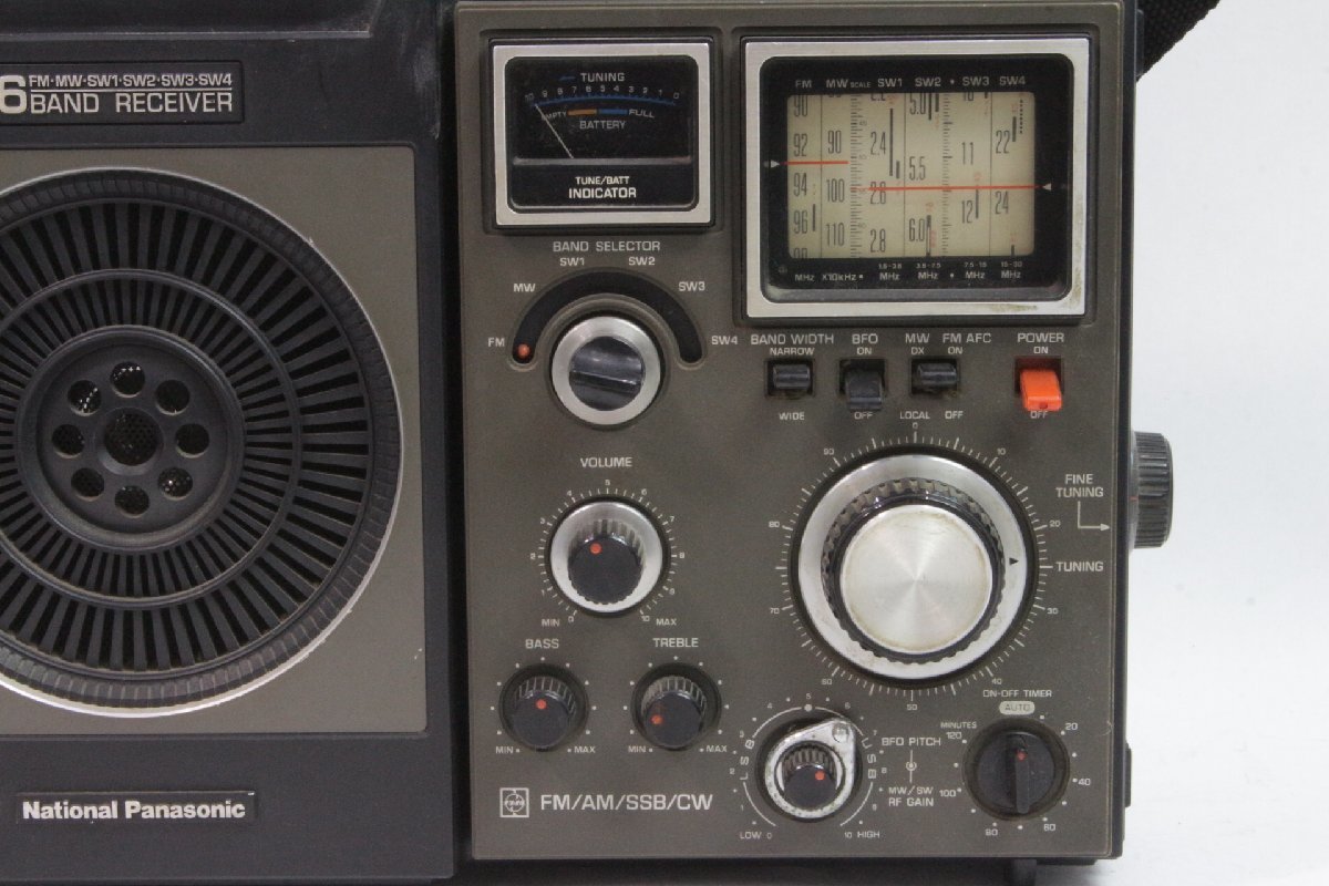 動作品】 National panasonic ＊ BLCラジオ クーガ [RF-1188] ＊ #4969