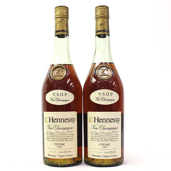☆古酒1円～2本セット/Hennessy（ヘネシー）VSOP n5h2465-6 未開封