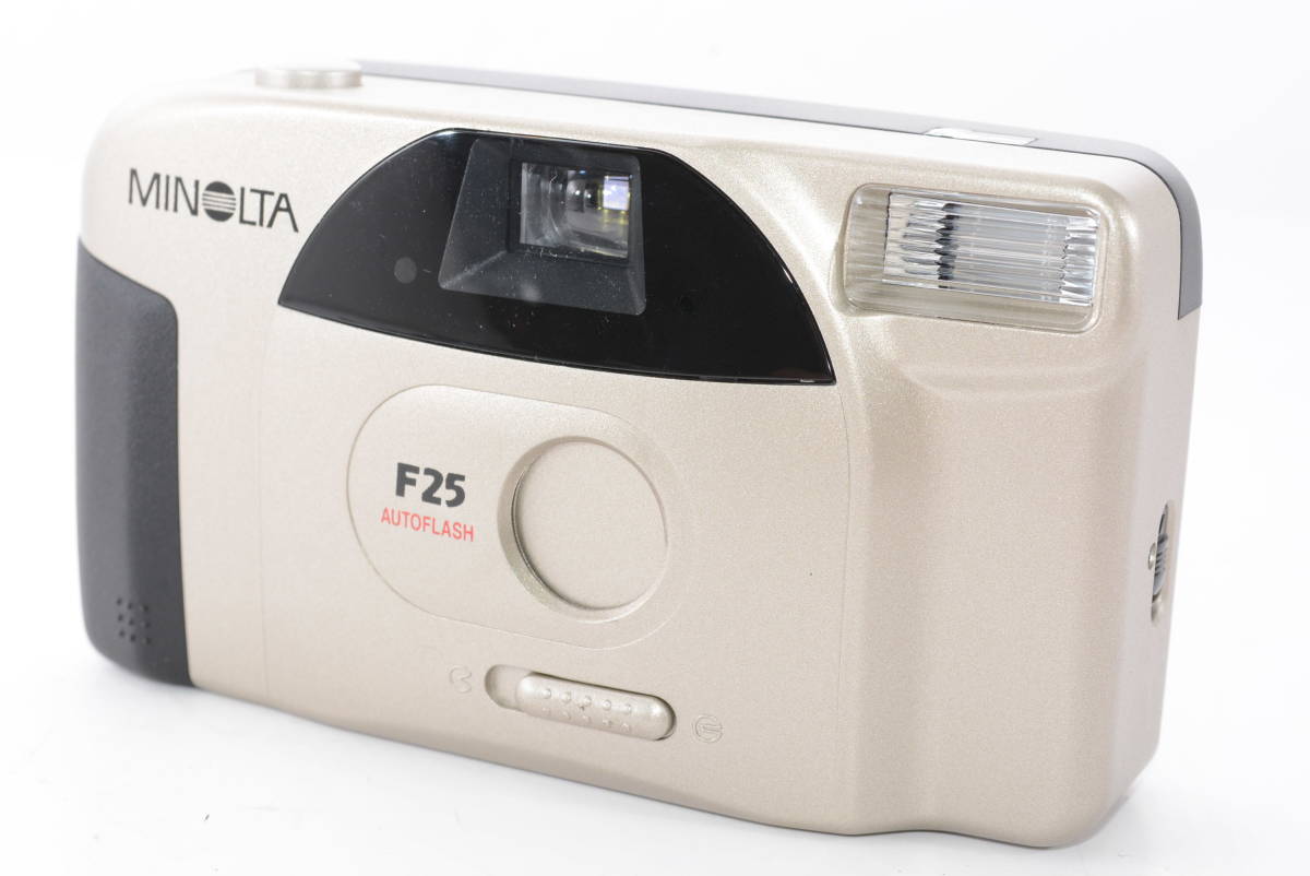 外観特上級】MINOLTA F25 コンパクトフィルムカメラ #e1655(コンパクト 