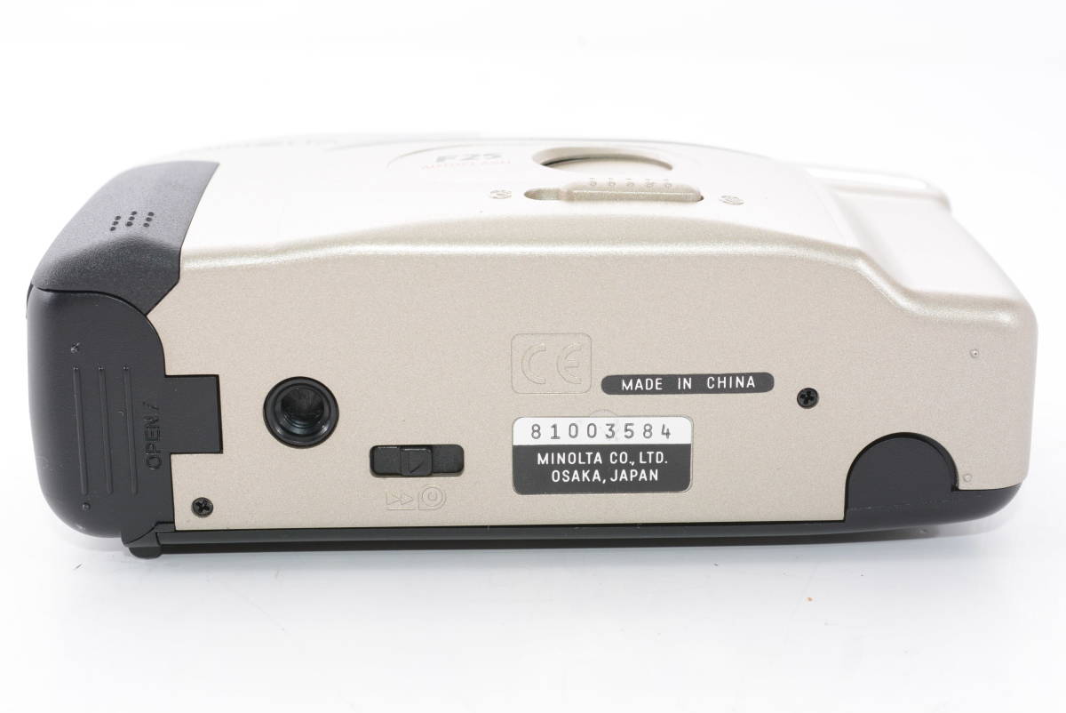 外観特上級】MINOLTA F25 コンパクトフィルムカメラ #e1655(コンパクト 