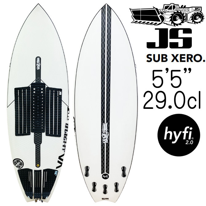 中古】 JS サーフボード サブゼロ ハイファイ 2.0 EPS モデル 5'5 29.0