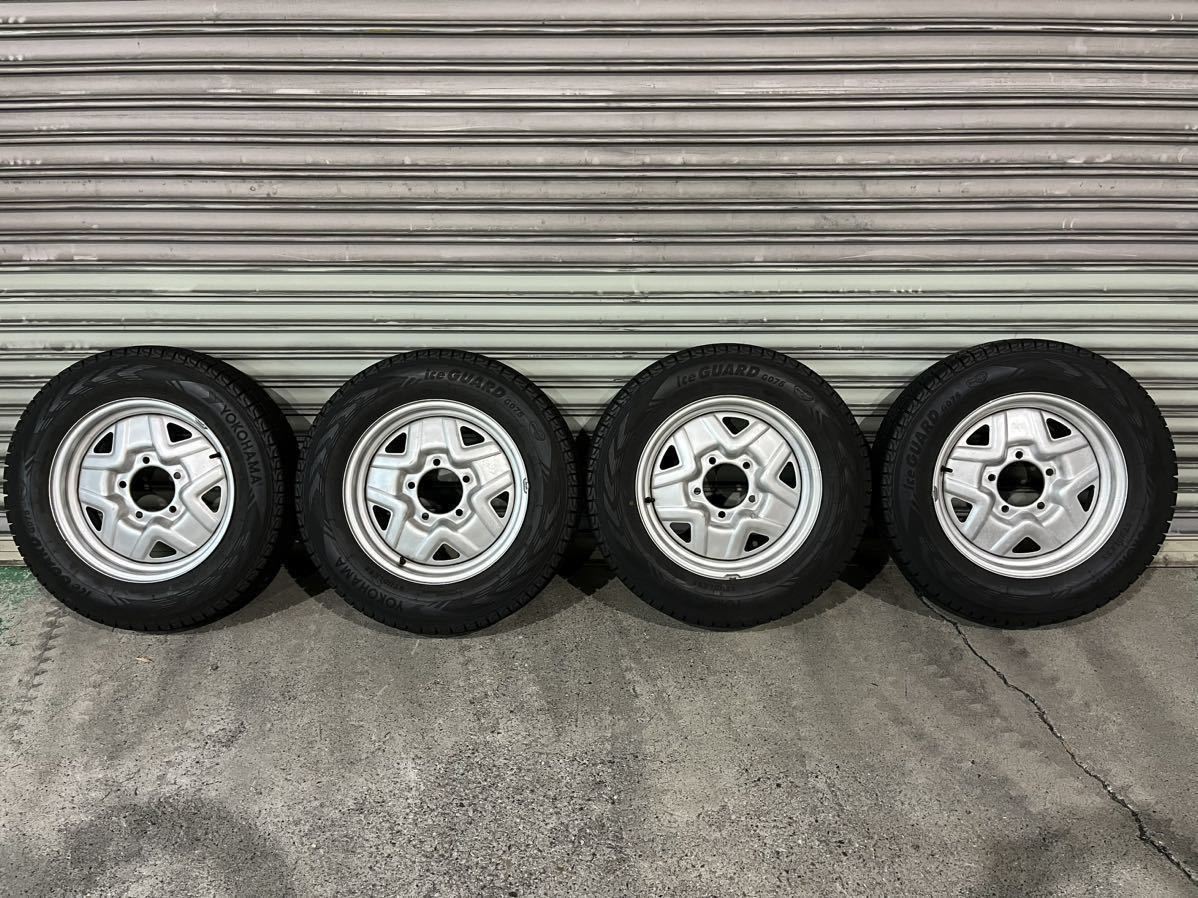 ジムニー 純正ホイール スチールホイール スタッドレスタイヤ　ホイール付き　175/80R16 4本セット ジムニー ジムニーJB64 純正スチールホイール スチールホイールとタイヤ4本☆16 2025年式 スタッドレスタイヤ4本