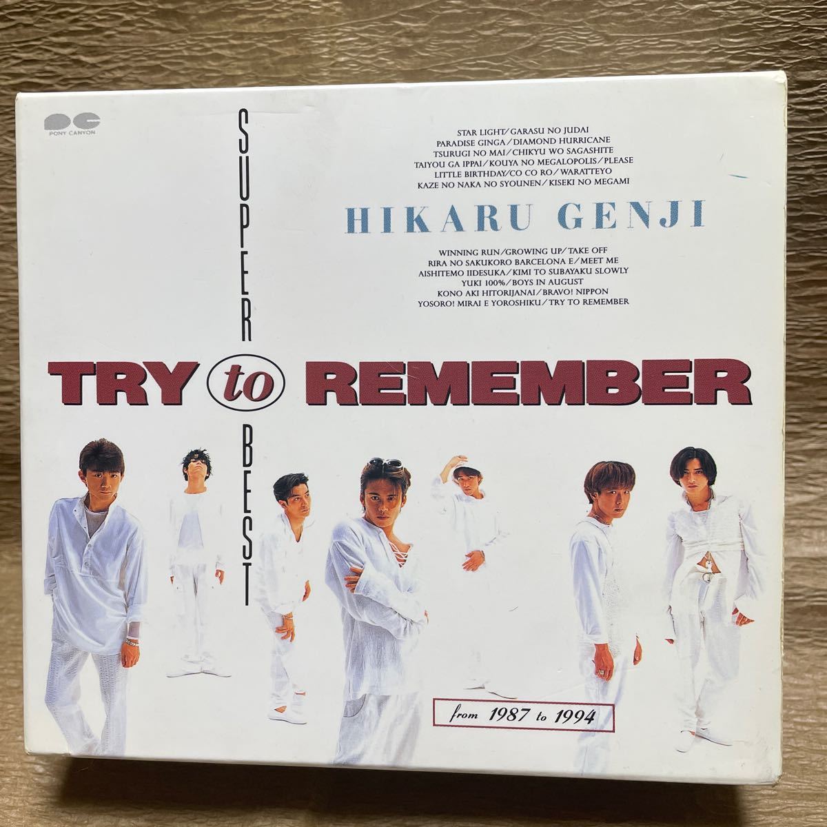 光GENJI CD TRY to REMEMBER 3枚組 Yahoo!オークション - 光GENJI
