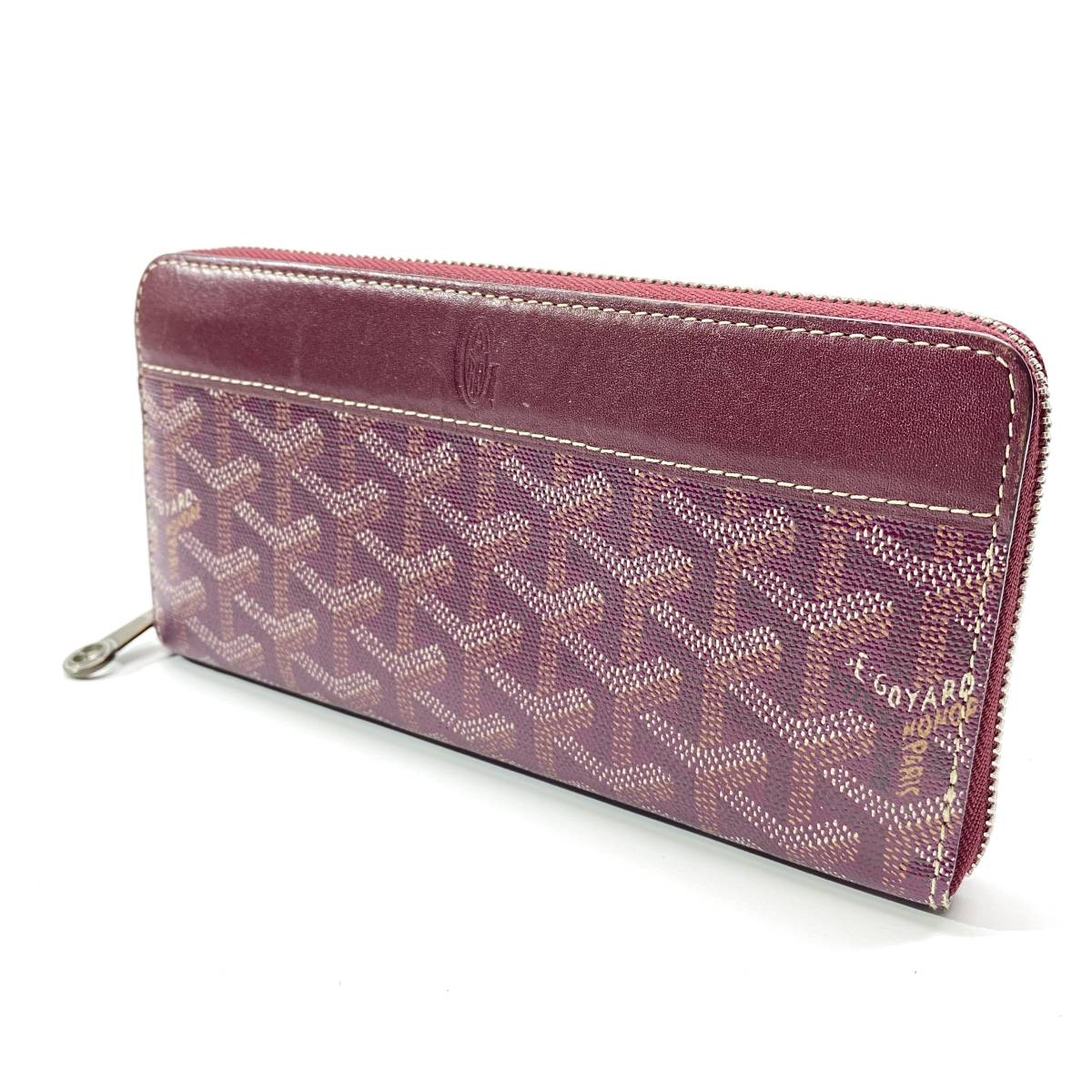 GOYARD ゴヤール マティニョンGM ラウンドファスナー ブラック 長財布 