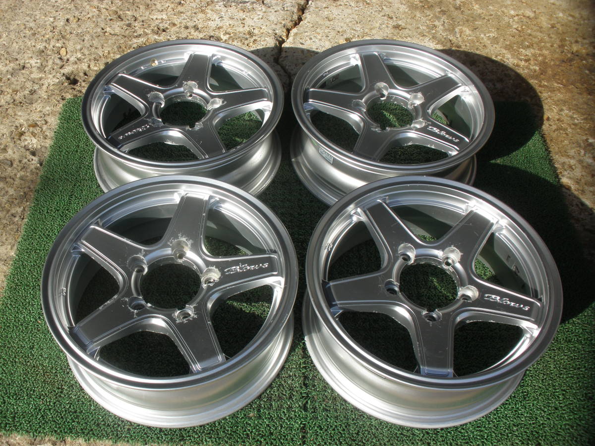 ジムニー 16x5.5JJ ＋20 5H139.7 社外アルミホイール 4本セット