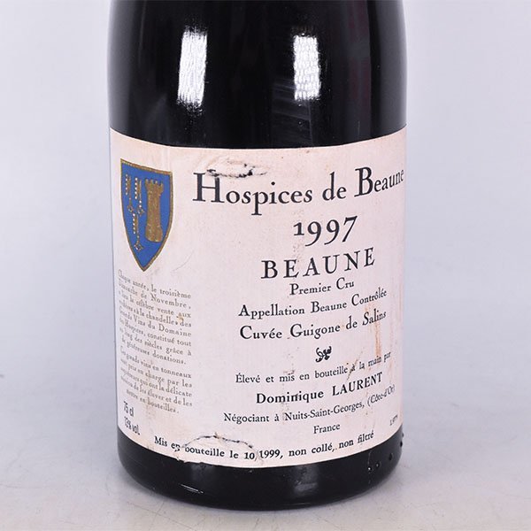 ★スピス ド ボーヌ ボーヌ 1er クリュ キュヴェ ギゴーヌ ド サラン 1997年 赤 ※ 750ml 13% ブルゴーニュ Hospices de Beaune L170697