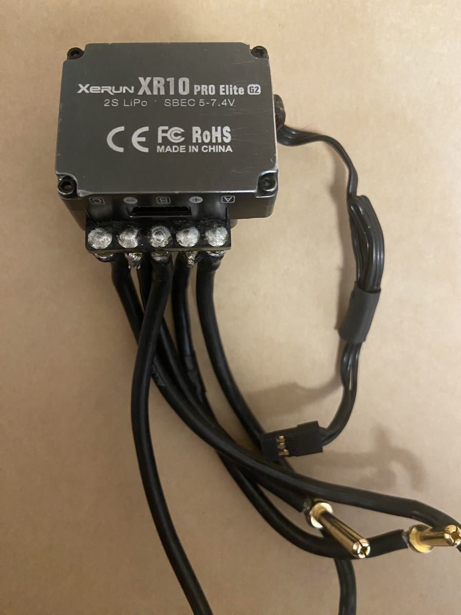 送料無料☆中古ESC(アンプ)☆HOBBYWING ホビーウイング XeRUN XR10 PRO