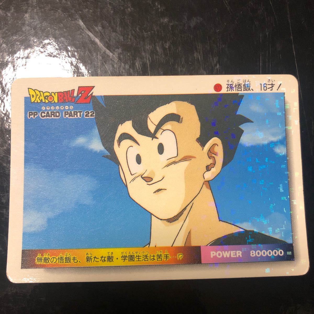 希少当時物】ドラゴンボールZ アマダ PPカード パート22キラ