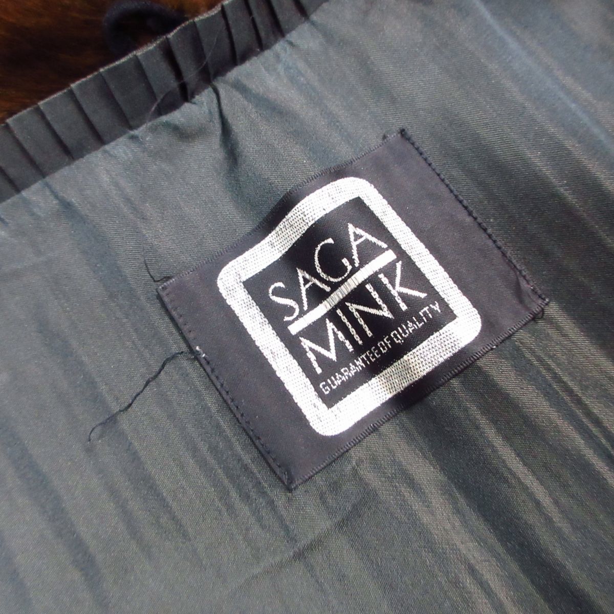 SAGA MINK サガミンク ミンク ハーフコート ブラウン レディース 13号