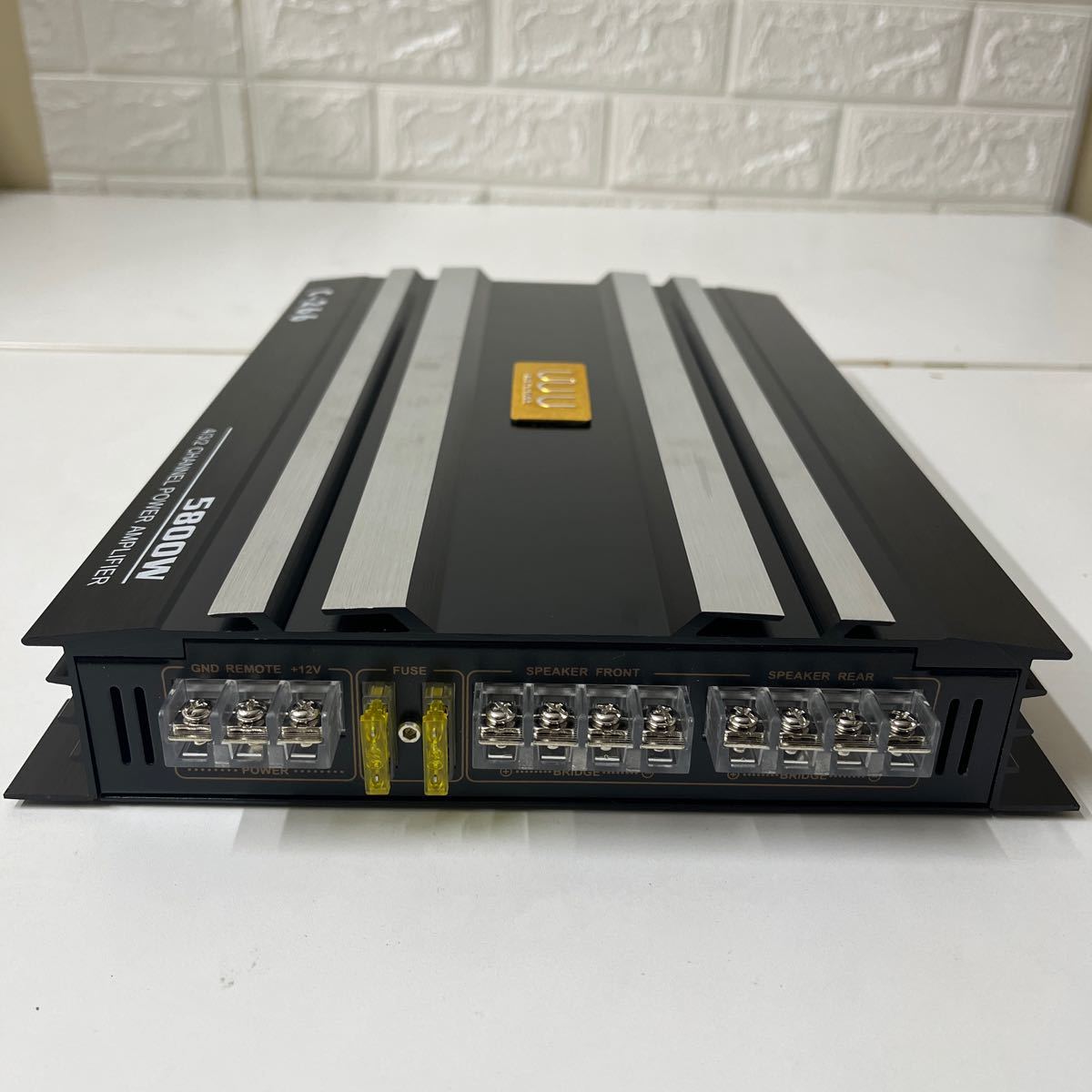 CI9 VORCOOL オーディオアンプ カーアンプ 5800 w C-266ステレオ4 ohm 