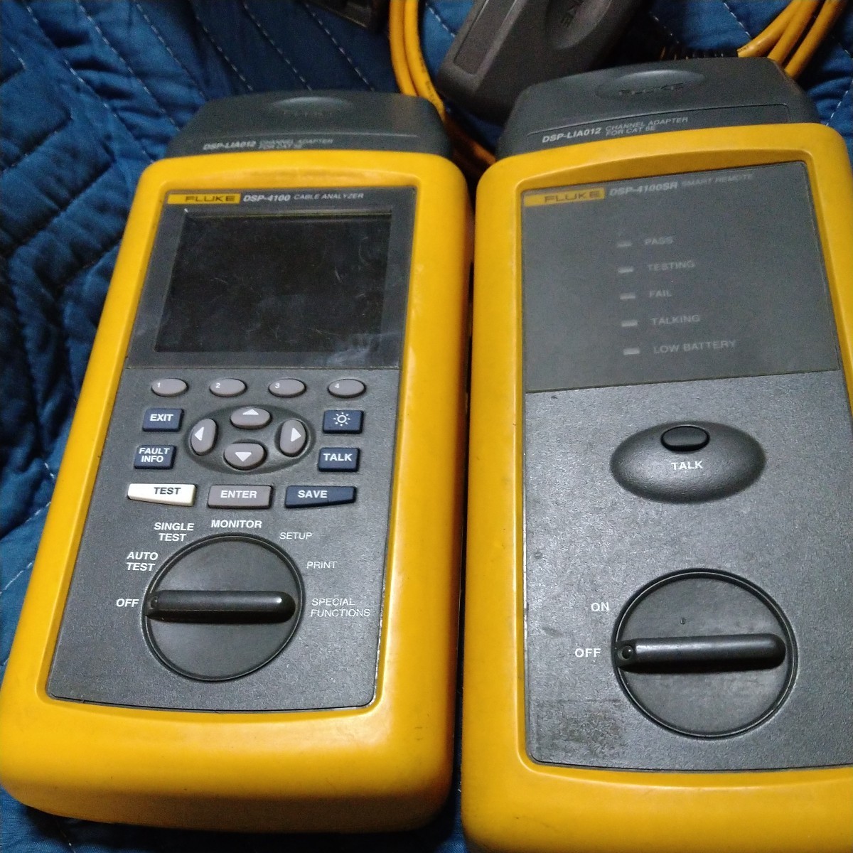 ＦＬＵＫＥ　ケーブルテスター　ＤＳＰ−４１００　ジャンク品