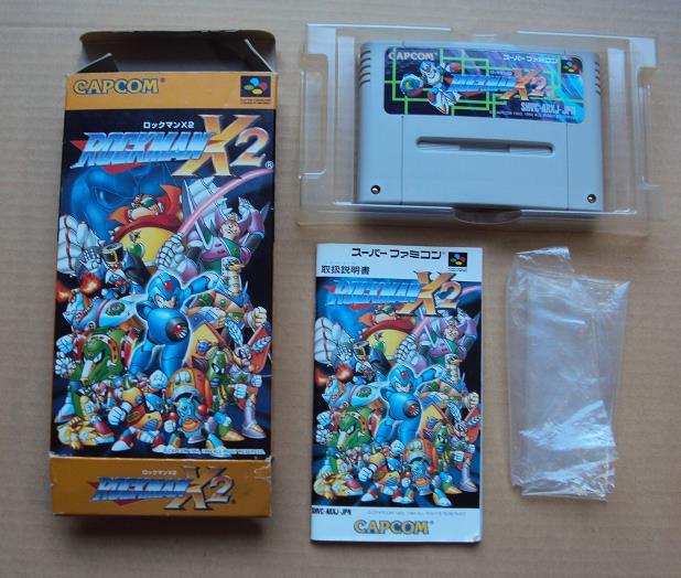★・SFC　「　ロックマンX2　ROCKMAN X2　」　 ★箱・取説付　動作確認済　端子清掃済