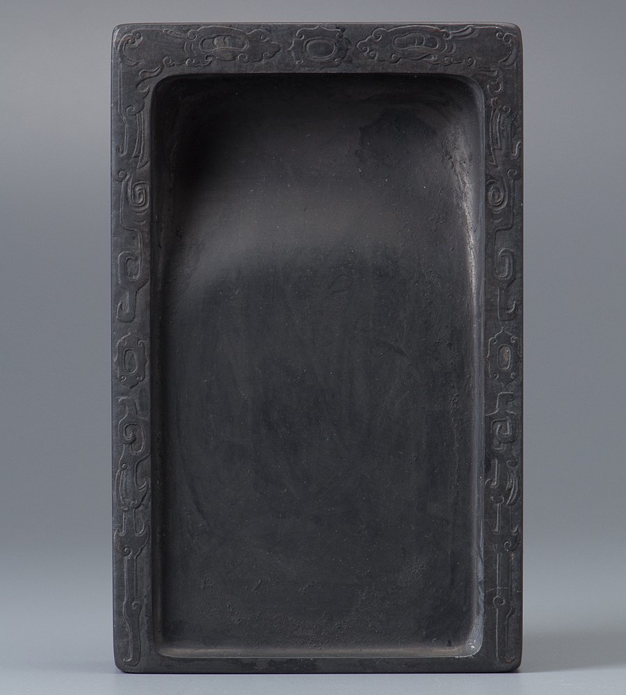 古墨意匠硯箱 文化遺産オンライン 古玩芸品古皮殻真鍮墨箱