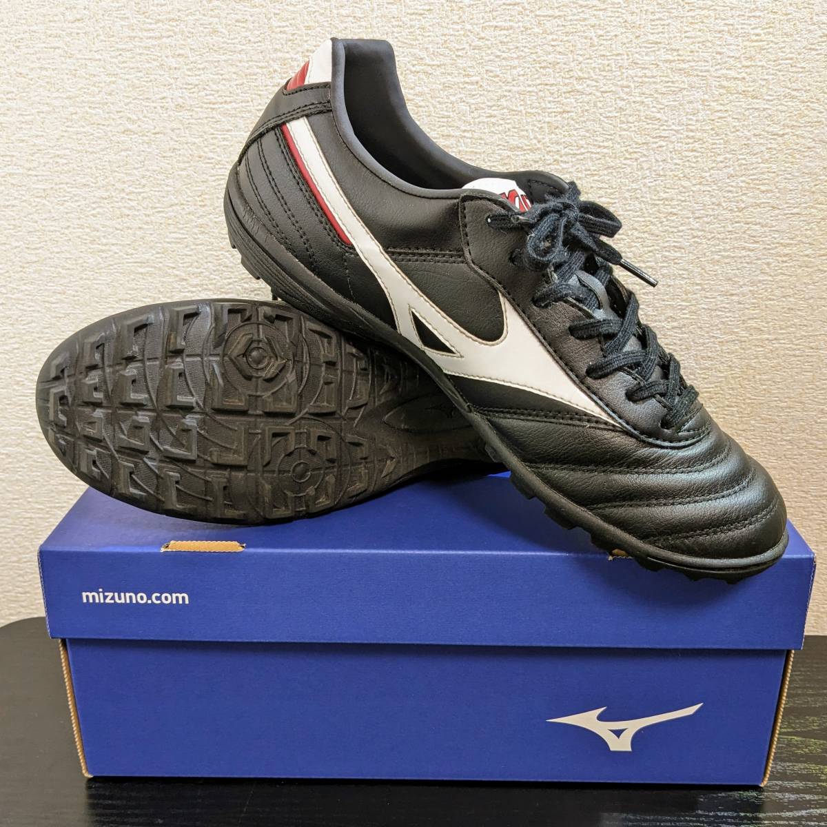 ★mizuno モレリア TF★ミズノ MORELIA TF フットサル トレシュー 黒 25.5cm★Q1GB1600_01★_1