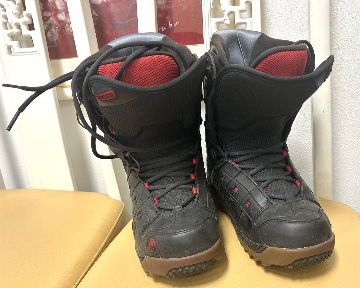 K2 SNOWBOARDING スノーボード スノボ スノーブーツ 紐 赤黒 27